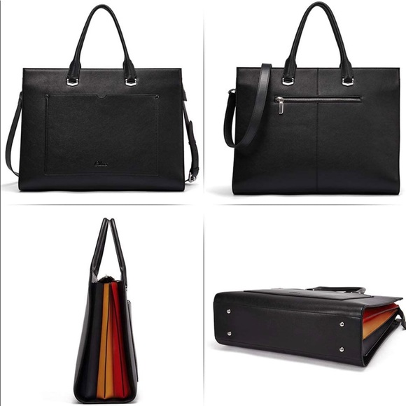 Cluci briefcase leather for woman - Picture 5 of 8